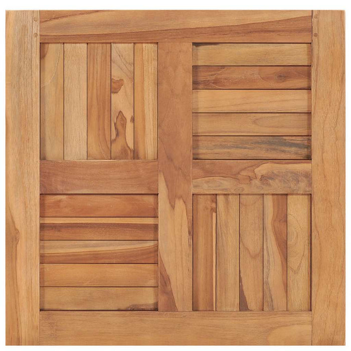 Blat de masă, 60 x 60 x 2,5 cm, lemn masiv de tec - WALTI WALTI