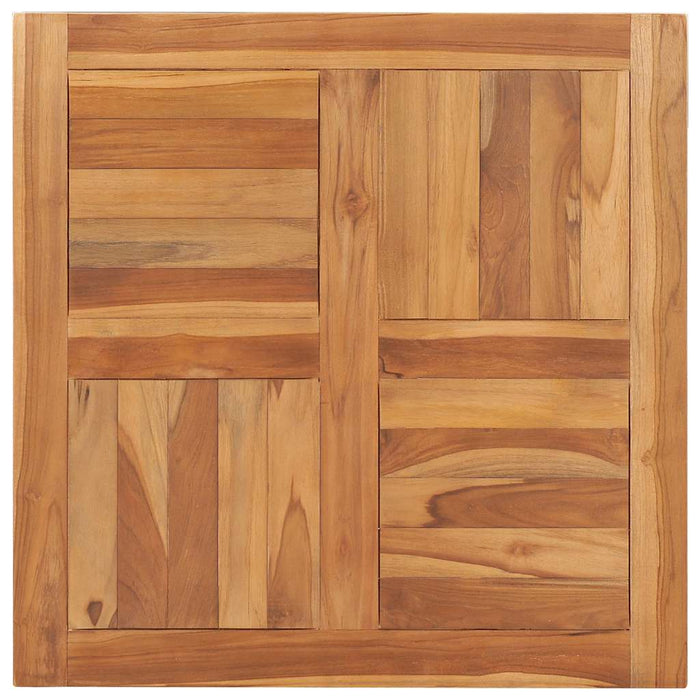 Blat de masă, 70 x 70 x 2,5 cm, lemn masiv de tec - WALTI WALTI