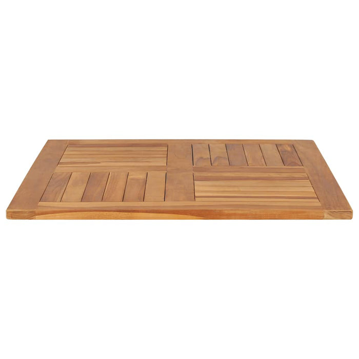 Blat de masă pătrat, 80 x 80 x 2,5 cm, lemn masiv de tec - WALTI WALTI
