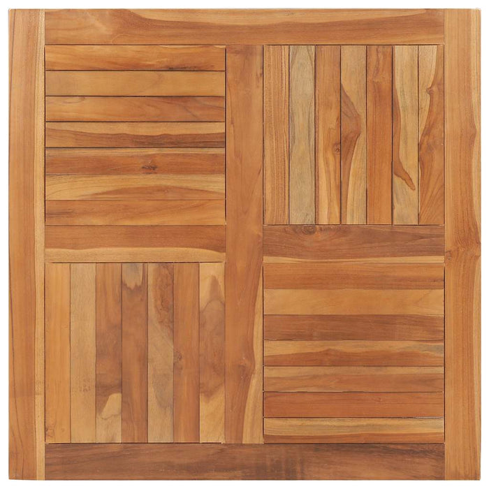 Blat de masă pătrată, 90 x 90 x 2,5 cm, lemn masiv de tec - WALTI WALTI