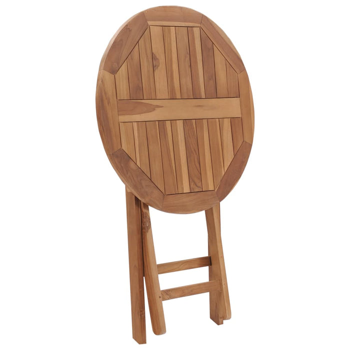 Masă de grădină pliabilă, 60 cm, lemn masiv de tec - WALTI WALTI