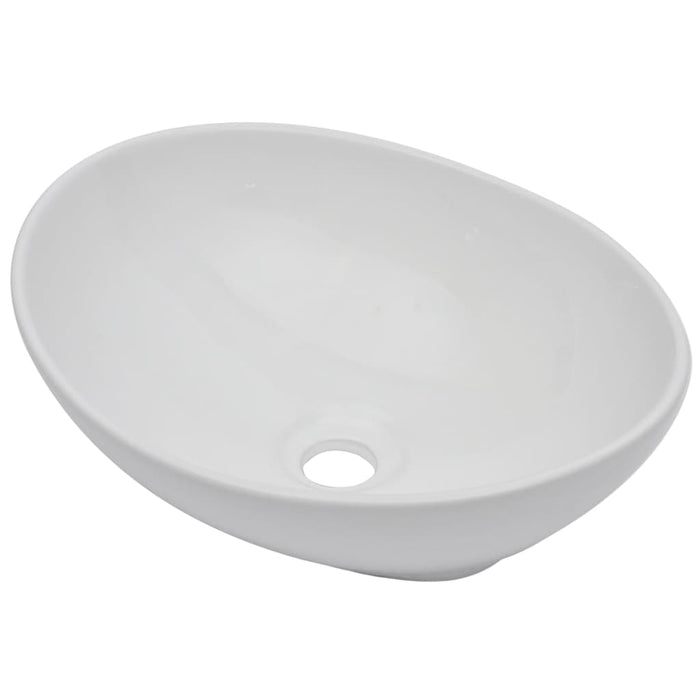 Set mobilier de baie din două piese, stejar, ceramică - WALTI WALTI