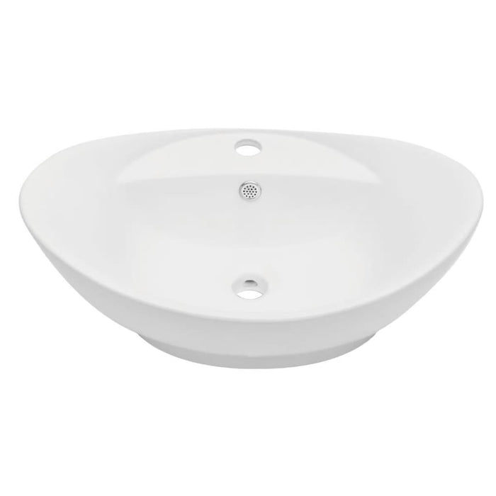 Set mobilier de baie din două piese, stejar, ceramică - WALTI WALTI