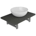 Set mobilier de baie, 2 piese, gri, ceramică - WALTI WALTI