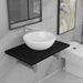 Set mobilier de baie, 2 piese, negru, ceramică - WALTI WALTI