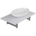 Set mobilier de baie, 2 piese, alb, ceramică - WALTI WALTI