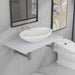 Set mobilier de baie, 2 piese, alb, ceramică - WALTI WALTI