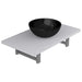 Set mobilier de baie, 2 piese, alb, ceramică - WALTI WALTI