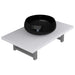 Set mobilier de baie, 2 piese, alb, ceramică - WALTI WALTI