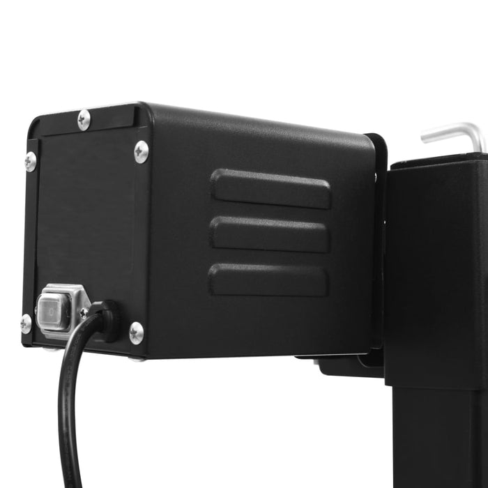 Grătar cu rotisor electric, oțel inoxidabil - WALTI WALTI