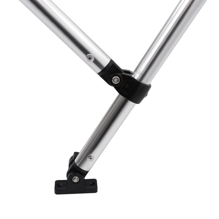 Parasolar barcă Bimini cu 3 arcuri, alb, 183x196x137 cm - WALTI WALTI