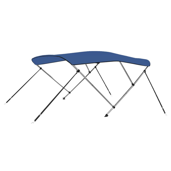 Parasolar barcă Bimini cu 3 arcuri, albastru, 183x160x137 cm - WALTI WALTI