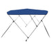 Parasolar barcă Bimini cu 3 arcuri, albastru, 183x160x137 cm - WALTI WALTI