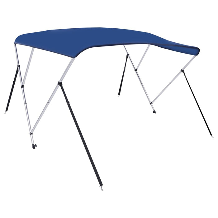 Parasolar barcă Bimini cu 3 arcuri, albastru, 183x160x137 cm - WALTI WALTI