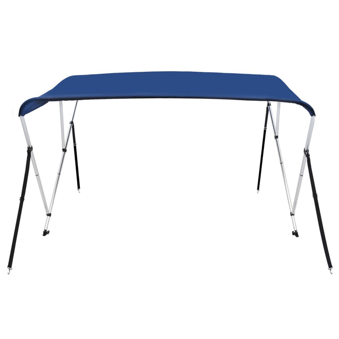 Parasolar barcă Bimini cu 3 arcuri, albastru, 183x160x137 cm - WALTI WALTI
