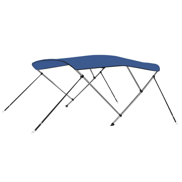 Parasolar barcă Bimini cu 3 arcuri, albastru, 183x180x137 cm - WALTI WALTI