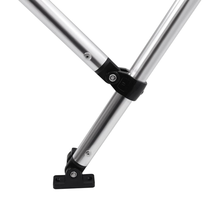 Parasolar barcă Bimini cu 4 arcuri, alb, 243x196x137 cm - WALTI WALTI