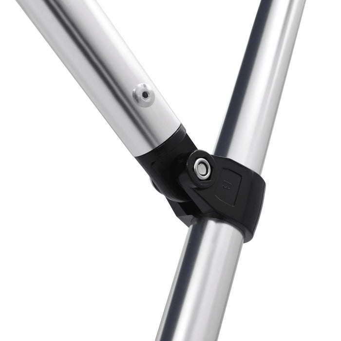 Parasolar barcă Bimini cu 4 arcuri, alb, 243x196x137 cm - WALTI WALTI