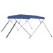 Parasolar barcă Bimini cu 4 arcuri, albastru, 243x180x137 cm - WALTI WALTI
