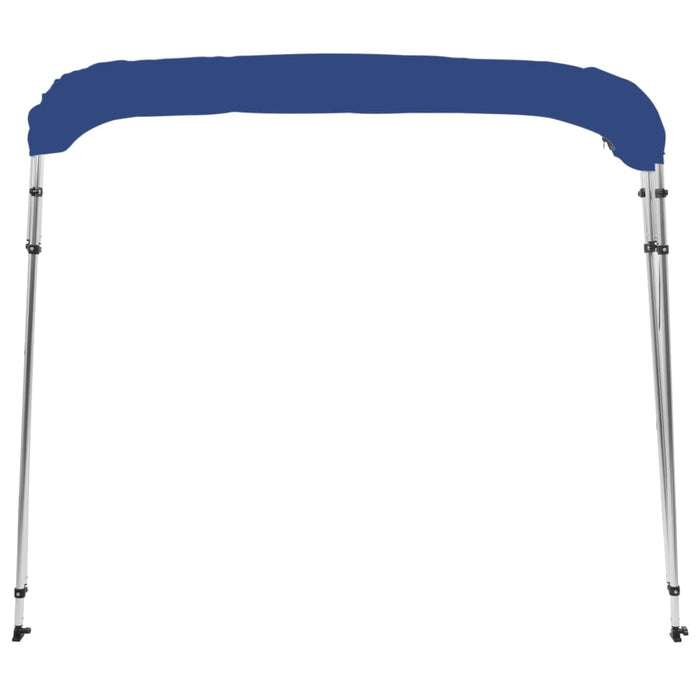 Parasolar barcă Bimini cu 4 arcuri, albastru, 243x180x137 cm - WALTI WALTI