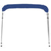Parasolar barcă Bimini cu 4 arcuri, albastru, 243x180x137 cm - WALTI WALTI