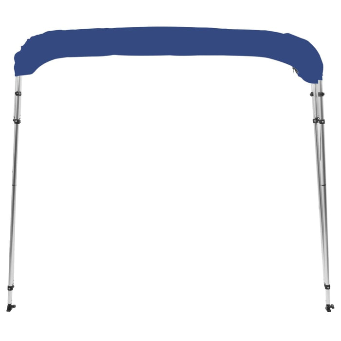 Parasolar barcă Bimini cu 4 arcuri, albastru, 243x196x137 cm - WALTI WALTI
