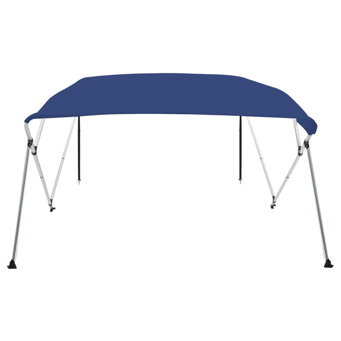 Parasolar barcă Bimini cu 4 arcuri, albastru, 243x210x137 cm - WALTI WALTI