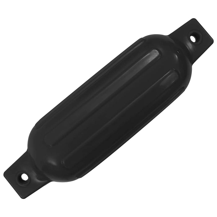 Bară de protecție barcă, 4 buc., negru, 41x11,5 cm, PVC WALTI