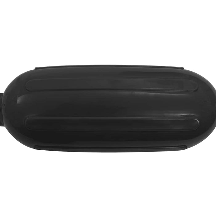 Bară de protecție barcă, 4 buc., negru, 41x11,5 cm, PVC WALTI