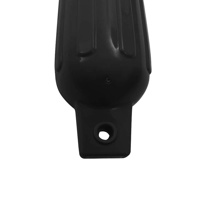Bară de protecție barcă, 4 buc., negru, 41x11,5 cm, PVC WALTI