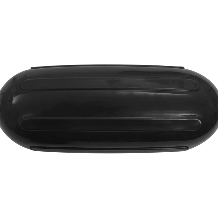 Bară de protecție barcă, 4 buc., negru, 51x14 cm, PVC WALTI