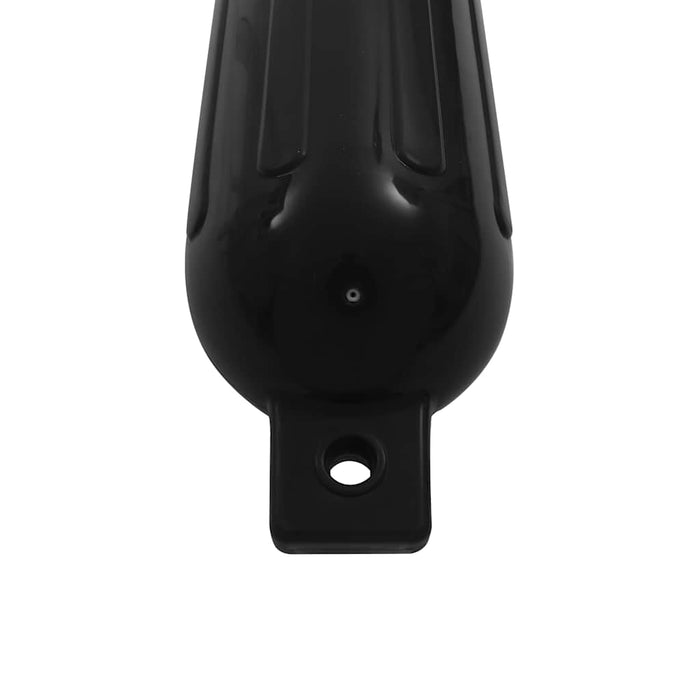 Bară de protecție barcă, 4 buc., negru, 51x14 cm, PVC WALTI