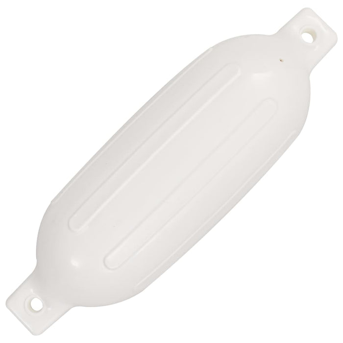Bară de protecție barcă, 4 buc., alb, 58,5x16,5 cm, PVC WALTI