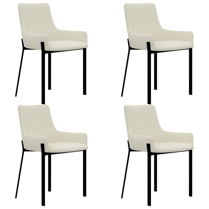 Scaune de bucătărie, 4 buc., material textil WALTI