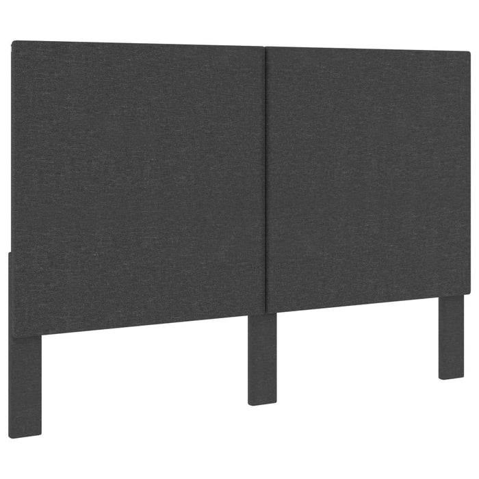 Tăblie de pat, gri închis, 180 x 200 cm, material textil WALTI