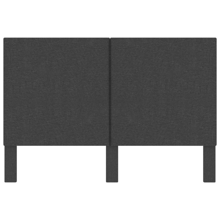 Tăblie de pat, gri închis, 180 x 200 cm, material textil WALTI