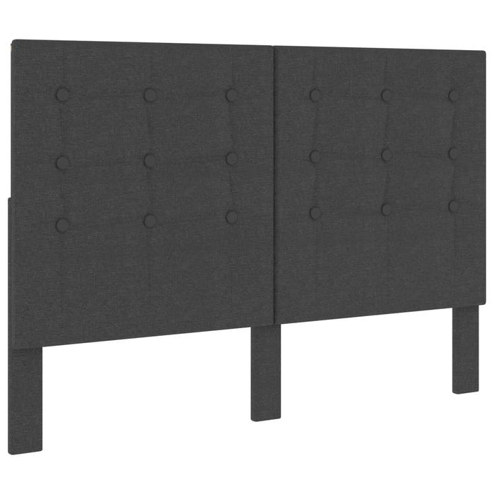 Tăblie capitonată, gri închis, 140 x 200 cm, material textil WALTI