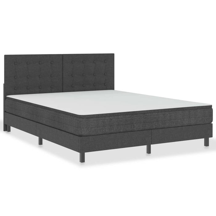 Tăblie capitonată, gri închis, 160 x 200 cm, material textil WALTI