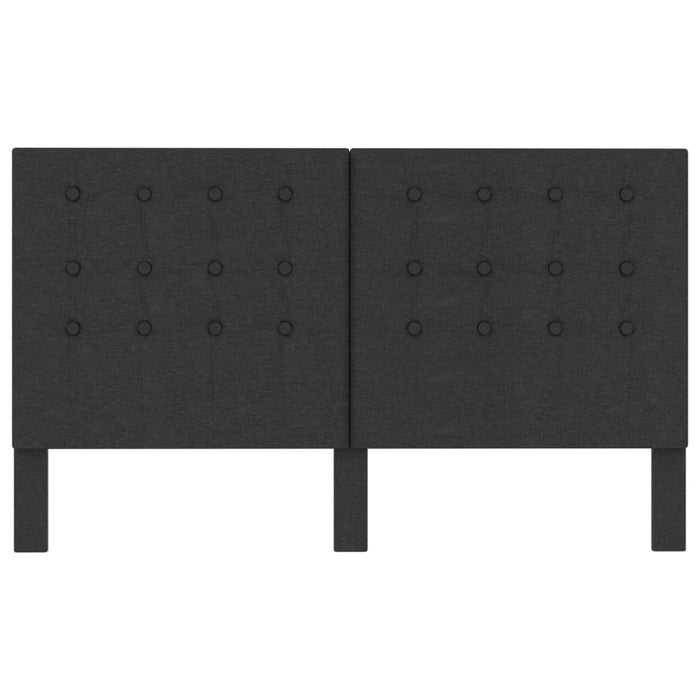 Tăblie capitonată, gri închis, 160 x 200 cm, material textil WALTI