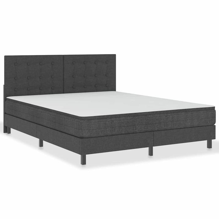 Tăblie capitonată, gri închis, 180 x 200 cm, material textil WALTI