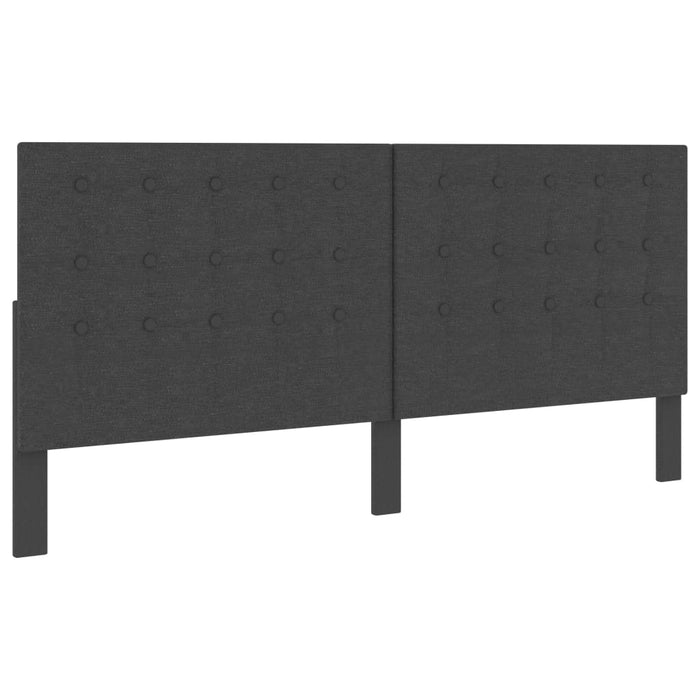 Tăblie capitonată, gri închis, 200 x 200 cm, material textil WALTI