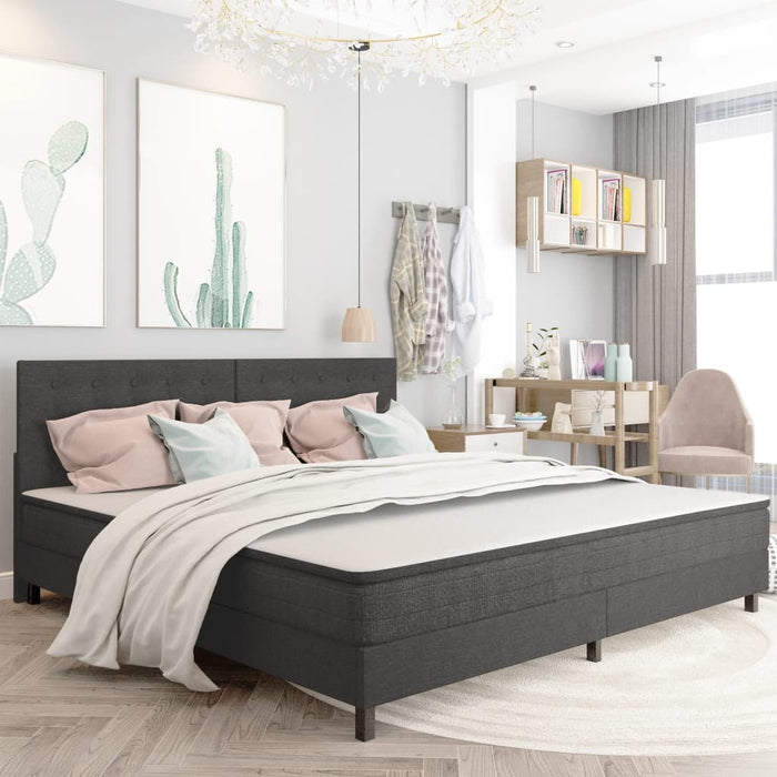 Tăblie capitonată, gri închis, 200 x 200 cm, material textil WALTI