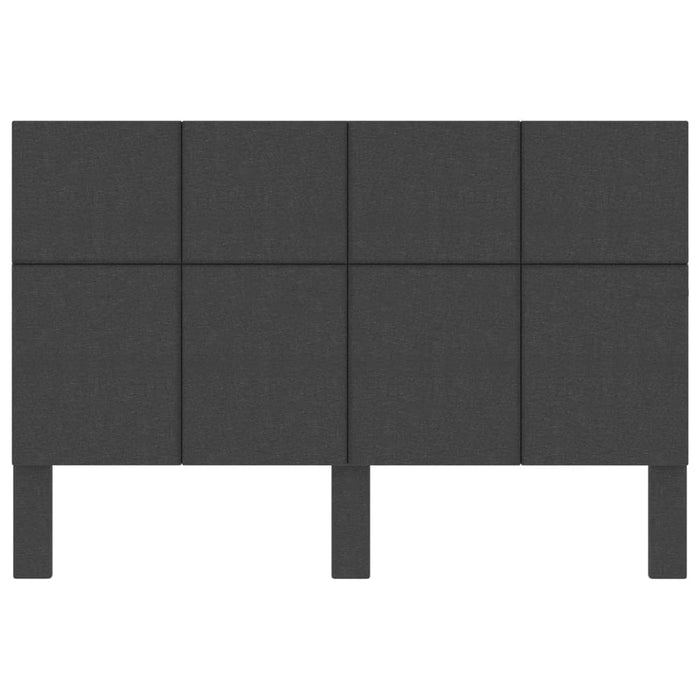 Tăblie de pat, gri închis, 140 x 200 cm, material textil WALTI