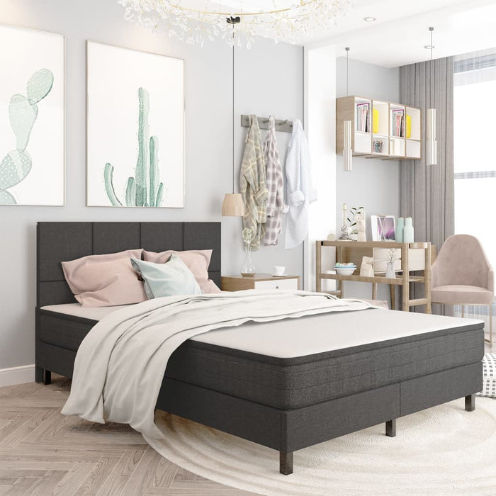 Tăblie de pat, gri închis, 180 x 200 cm, material textil - WALTI WALTI