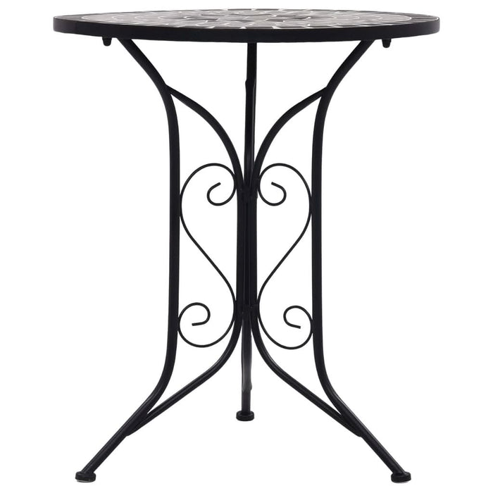 Set bistro mozaic, 3 piese, gri, placă ceramică - WALTI WALTI