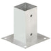 Suporți stâlp, 4 buc., metal galvanizat, 71 mm - WALTI WALTI