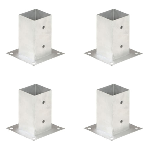 Suporți stâlp, 4 buc., metal galvanizat, 81 mm - WALTI WALTI