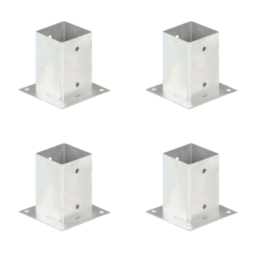 Suporți stâlp, 4 buc., metal galvanizat, 91 mm - WALTI WALTI