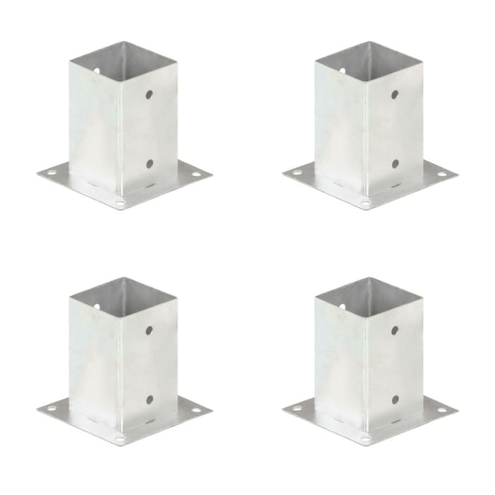 Suporți stâlp, 4 buc., metal galvanizat, 91 mm - WALTI WALTI