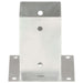 Suporți stâlp, 4 buc., metal galvanizat, 91 mm - WALTI WALTI